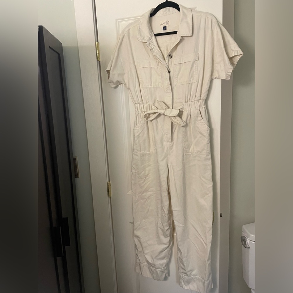 Universal Thread Cream Utility jumpsuit